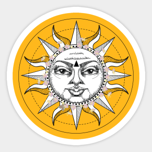 Ancient Sun Sticker